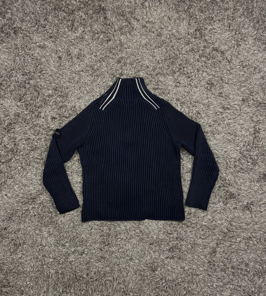 Stone Island maglione a coste in cotone