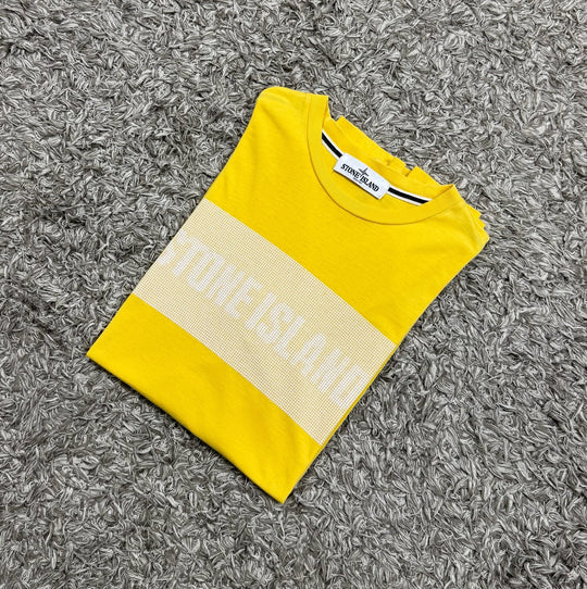 Stone Island t-shirt con stampa gommata