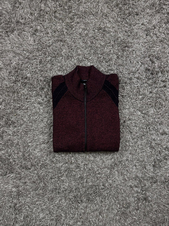 C.P. COMPANY maglione full zip in lana