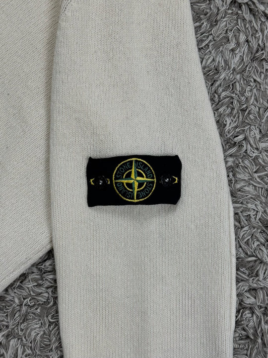 Stone Island maglione half zip in lana