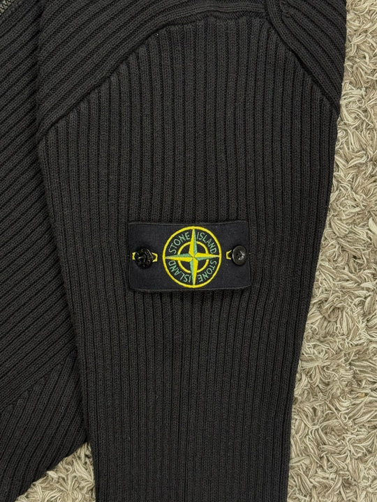 Stone Island maglione in cotone full zip