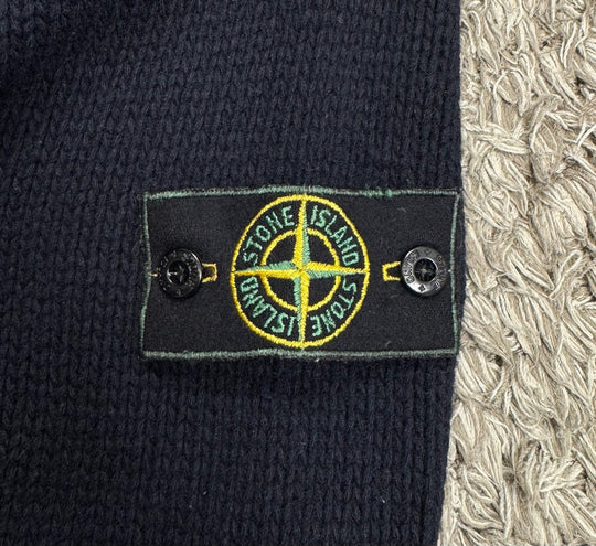 Stone Island maglione in lana collo a v
