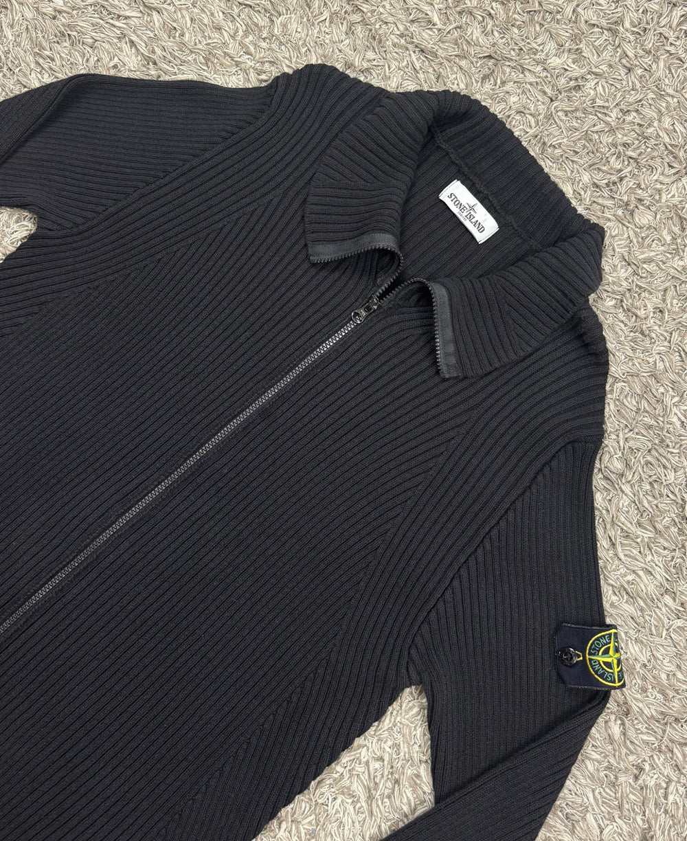 Stone Island maglione in cotone full zip