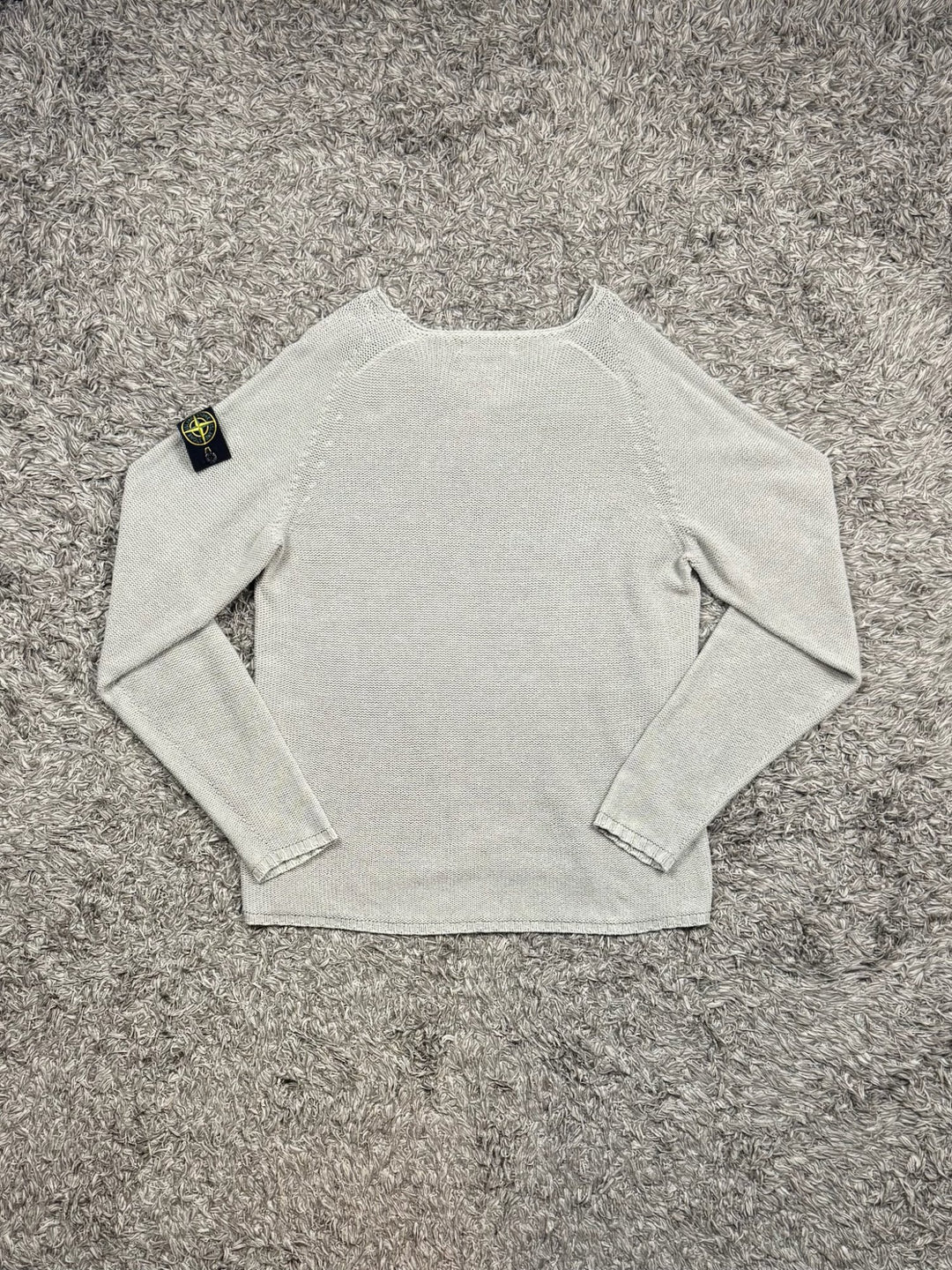 Stone Island maglione in cotone vintage collo a v