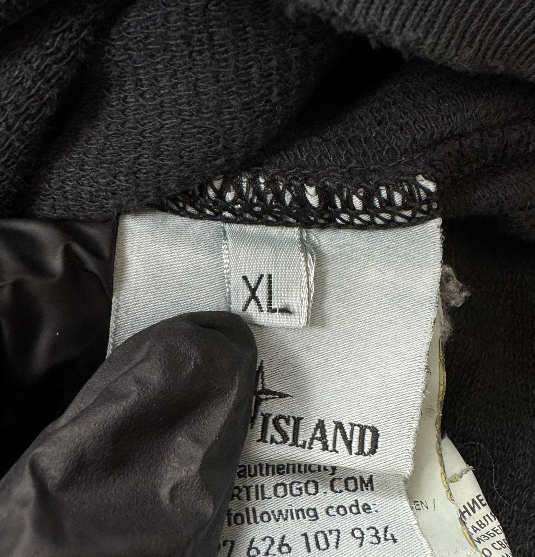 Stone Island felpa full zip con cappuccio