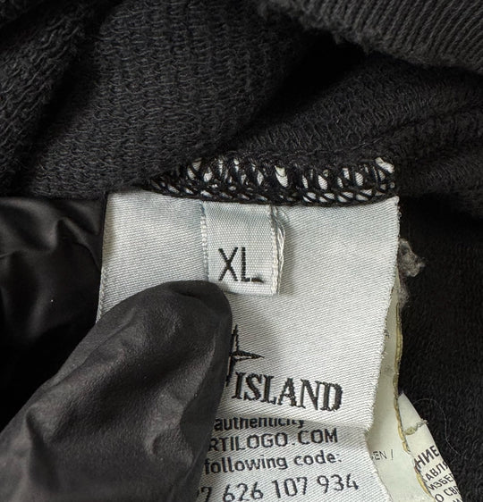 Stone Island felpa full zip con cappuccio