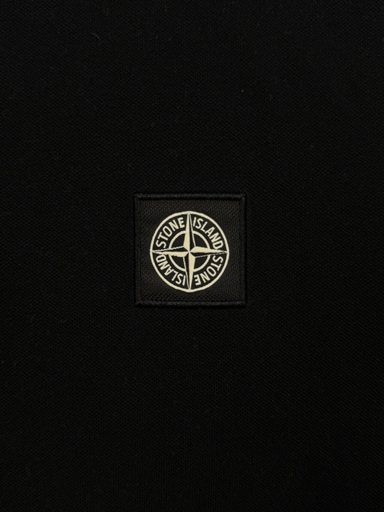 Stone Island polo dettagli bianchi