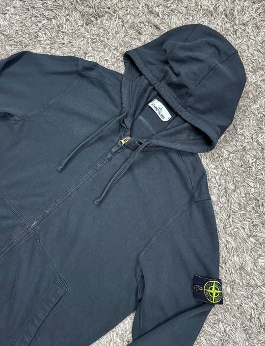 Stone Island felpa full zip con cappuccio