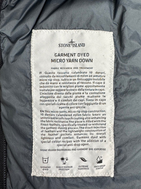 Stone Island Garment Dyed Micro Yarn Down
