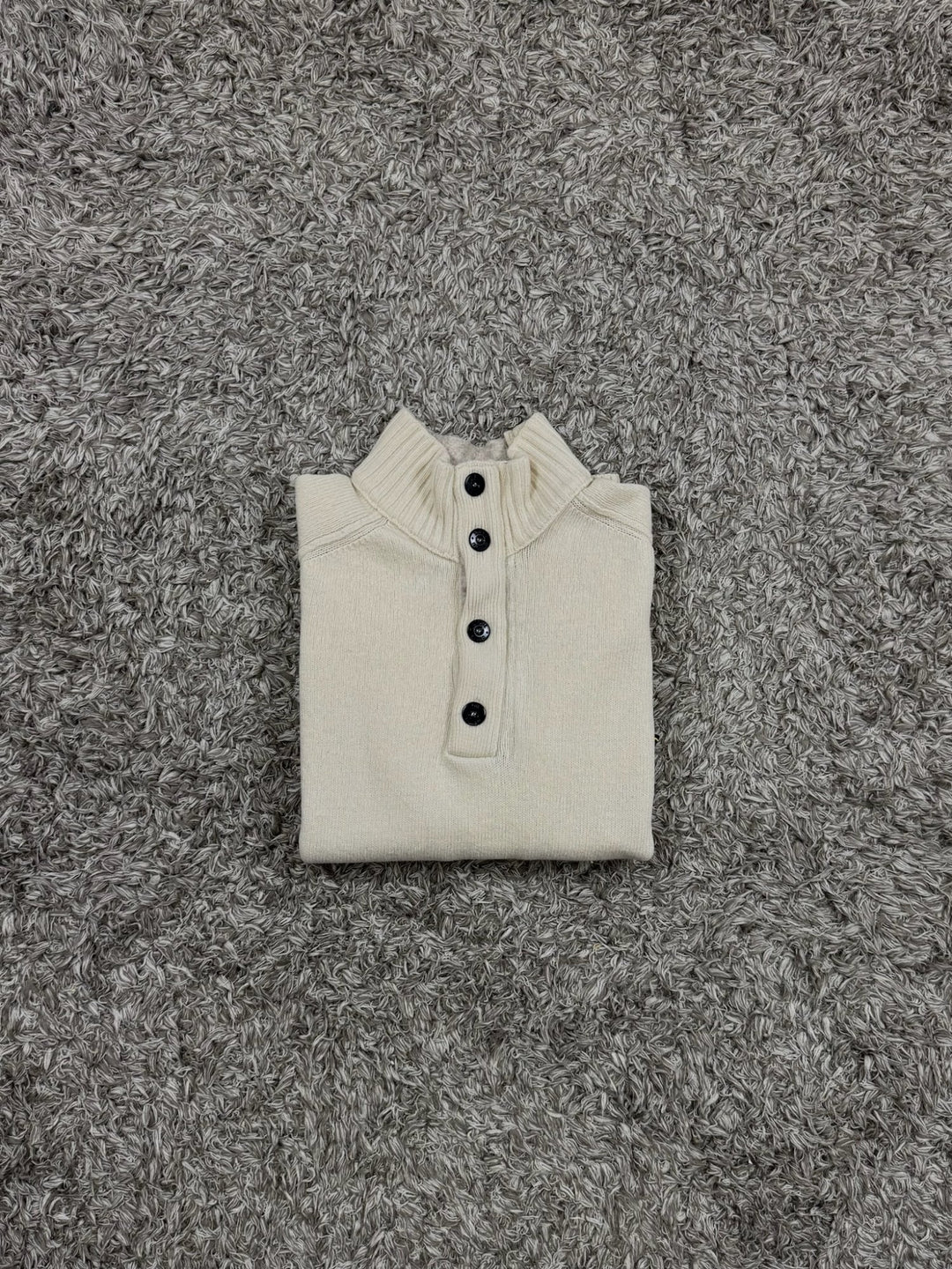 Stone Island maglione half zip in lana