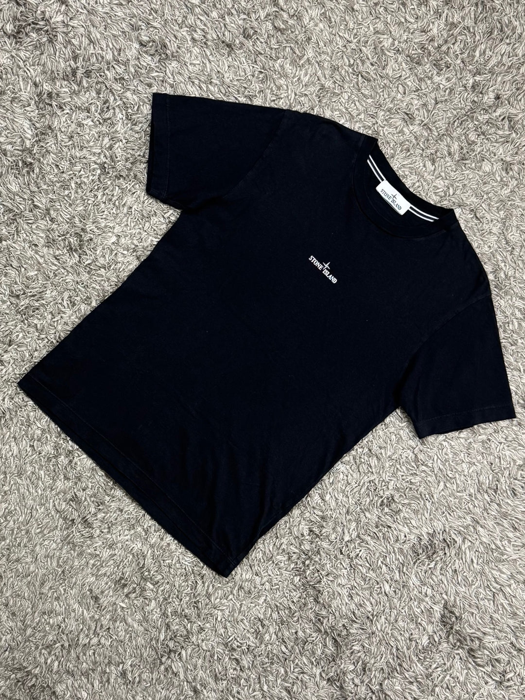 Stone Island T-shirt con stampa posteriore