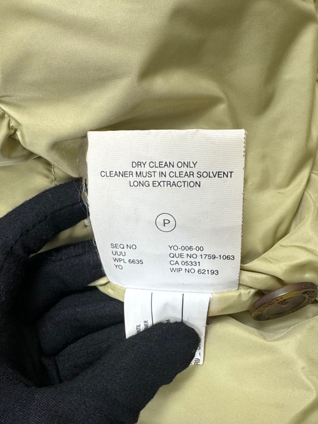 Woolrich parka piuma d&