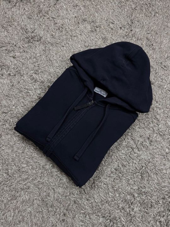 Stone Island Felpa con zip e cappuccio