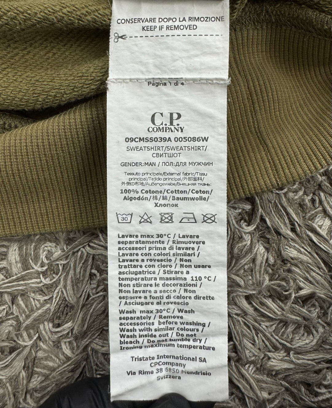 CP Company felpa girocollo