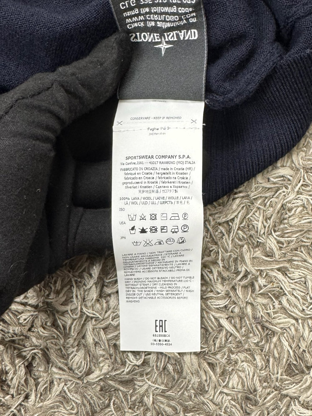 Stone Island maglione in lana
