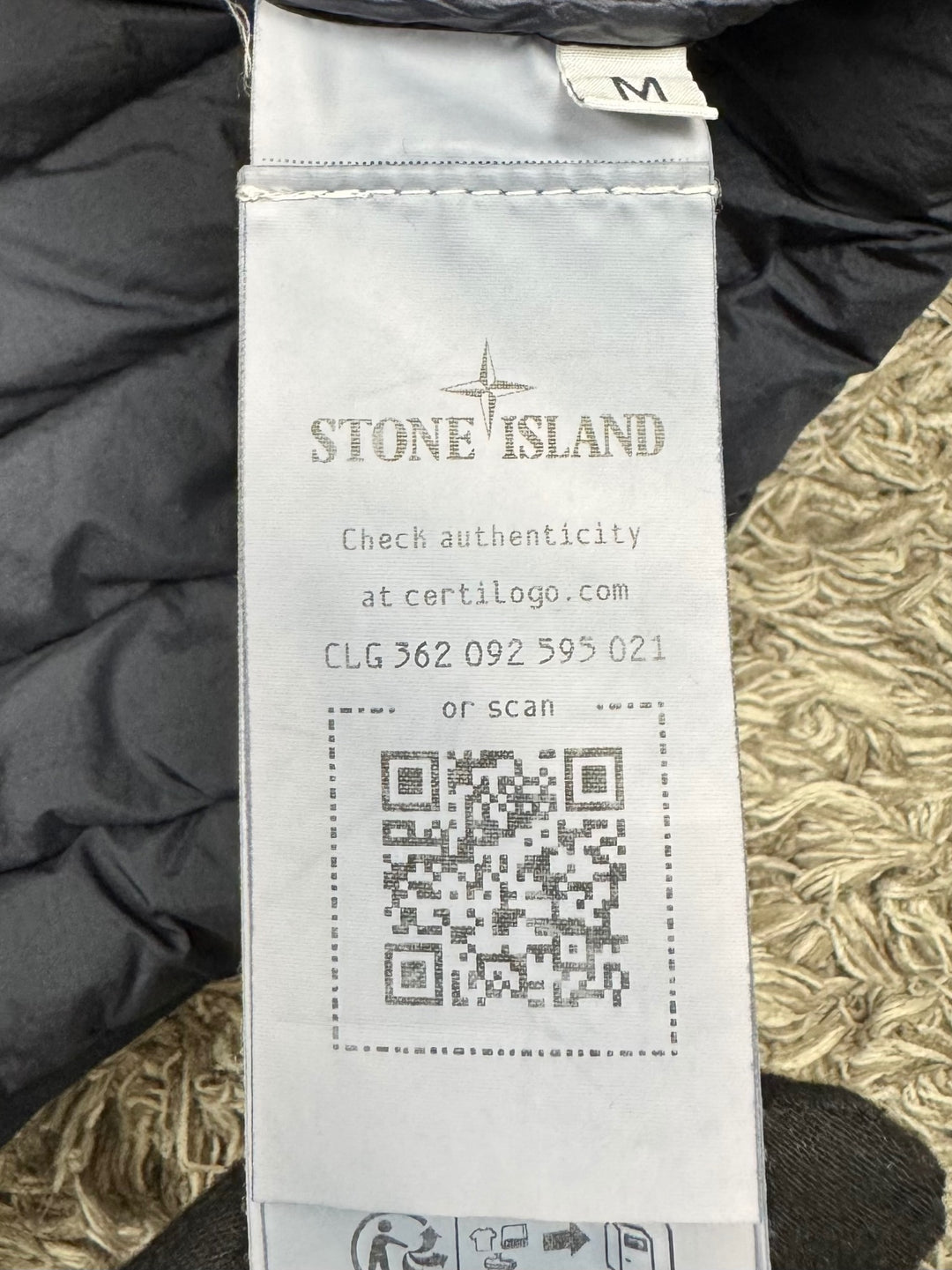 Stone Island Loom Woven Chambers R-Nylon Down-TC