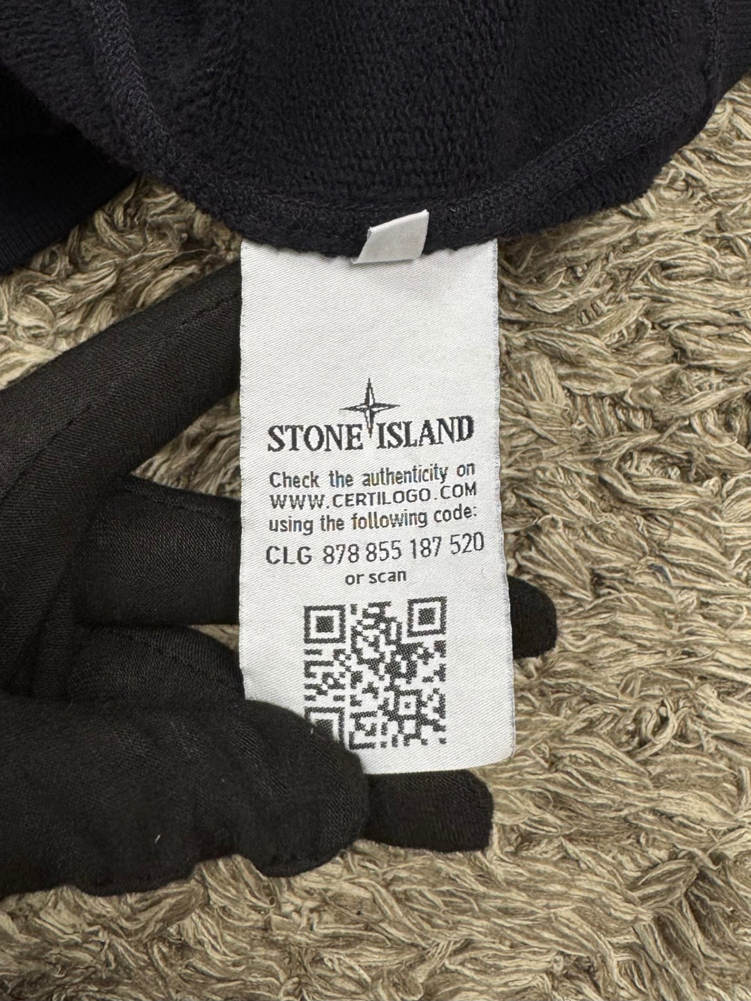 Stone Island Felpa con zip e cappuccio