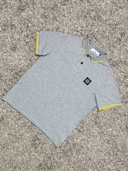 Stone Island Polo dettaglia gialli