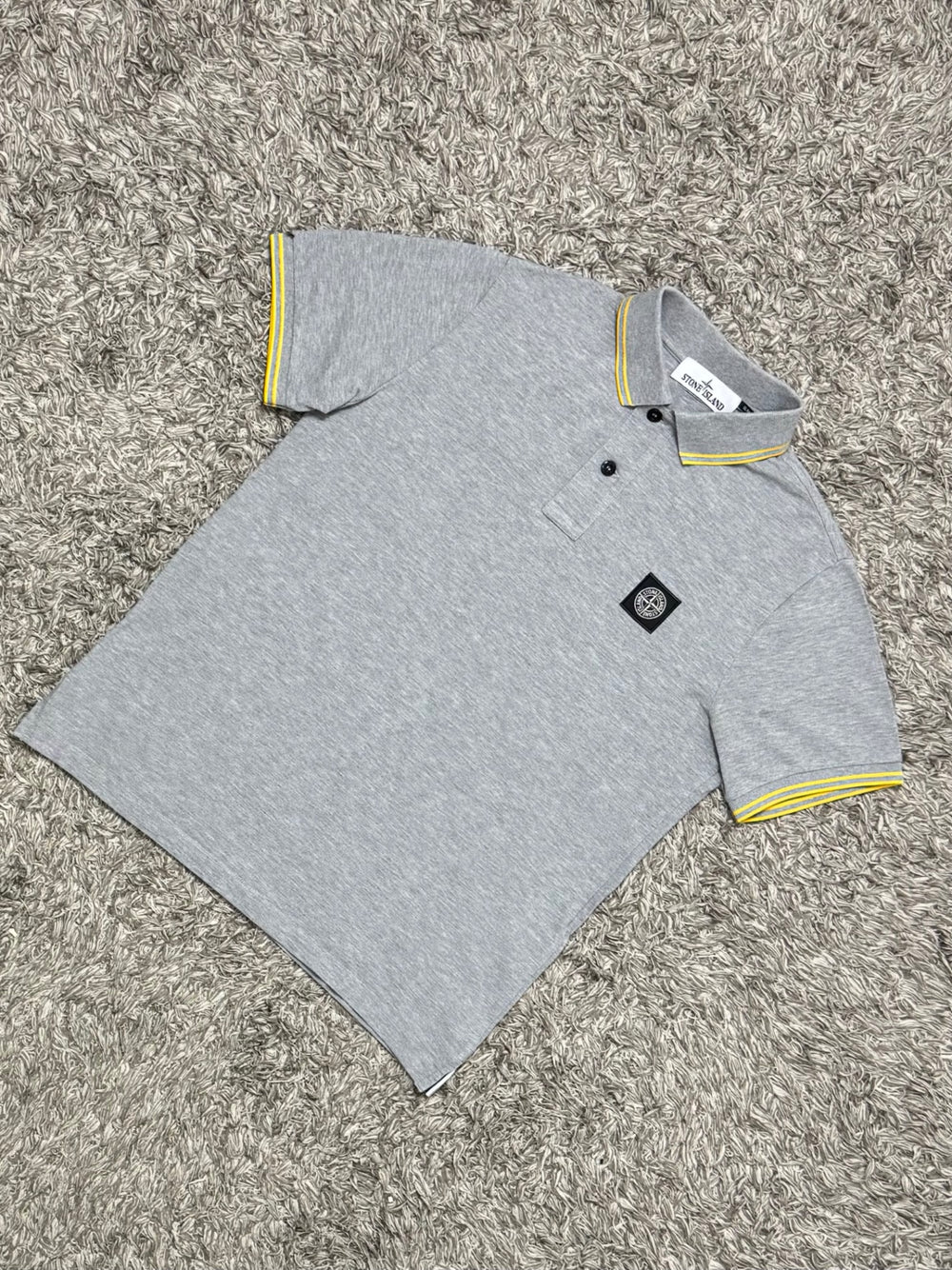 Stone Island Polo dettaglia gialli