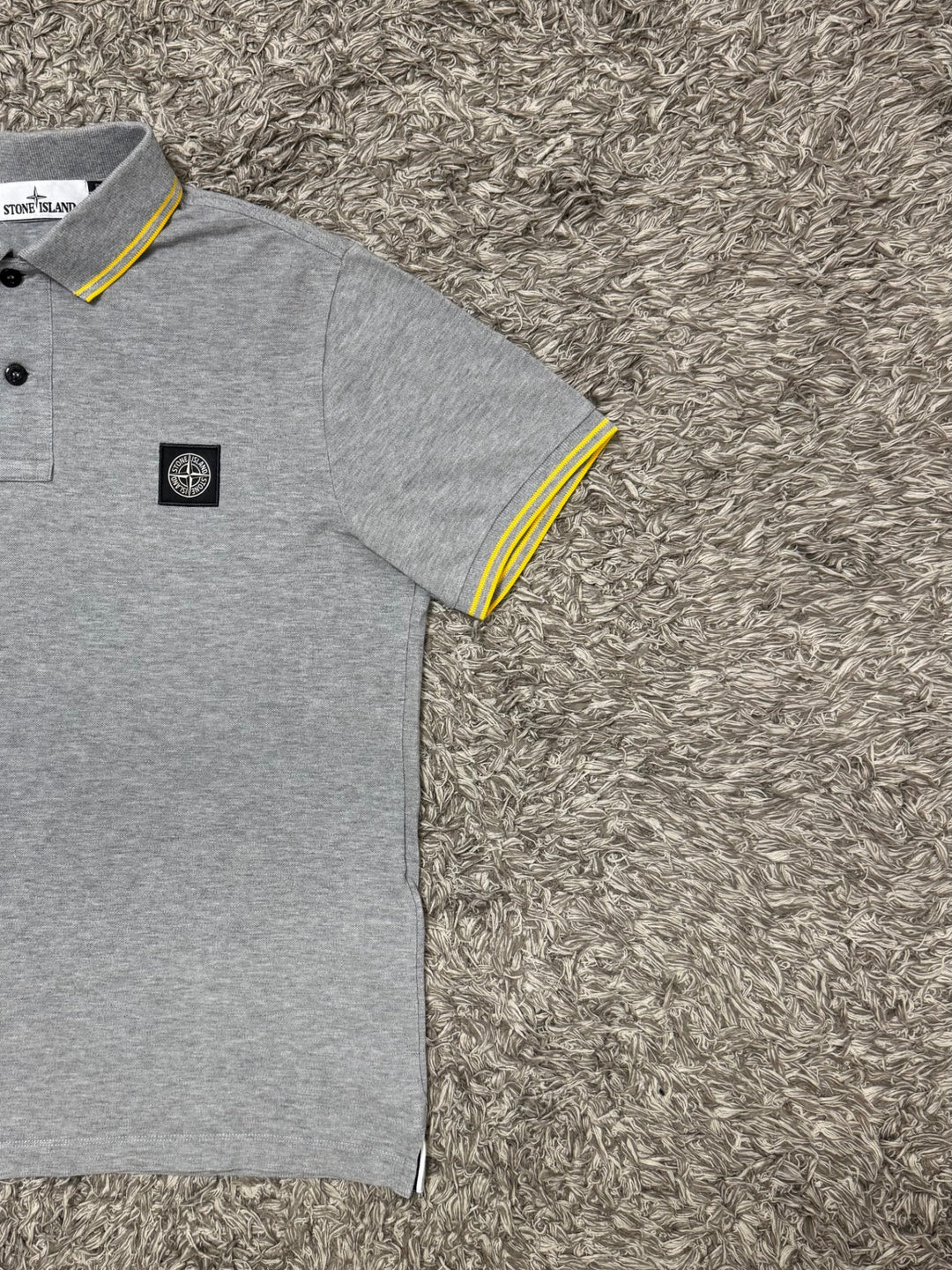 Stone Island Polo dettaglia gialli