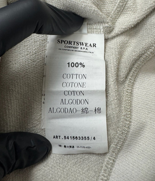 Stone Island felpa half zip con bottoni