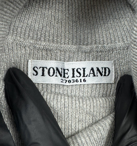 Stone Island maglione lana collo alto