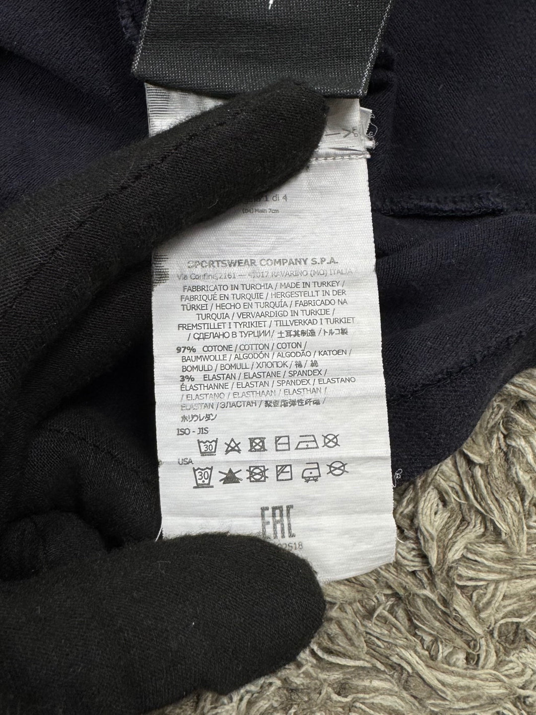 Stone Island Polo Dettagli Bianchi