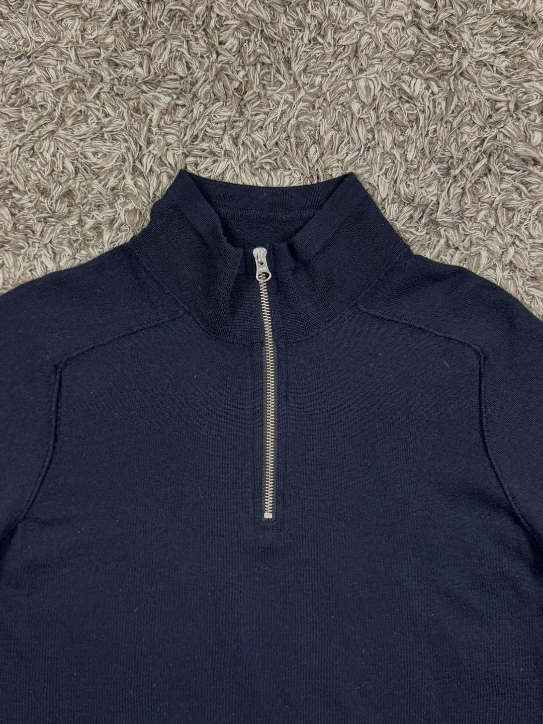 Stone Island maglione in lana half zip