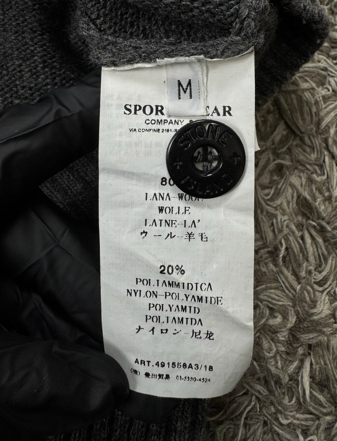 Stone Island maglione con bottoni