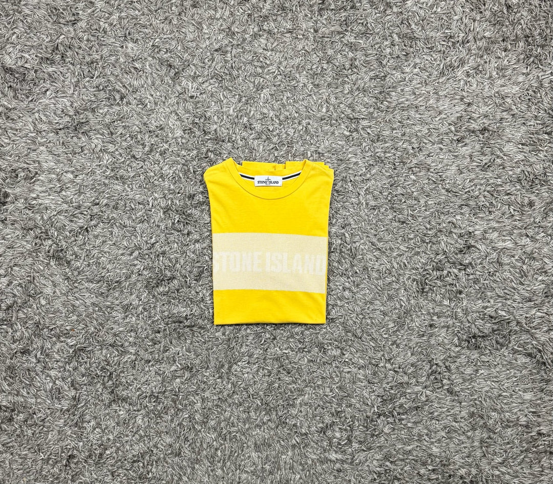 Stone Island t-shirt con stampa gommata