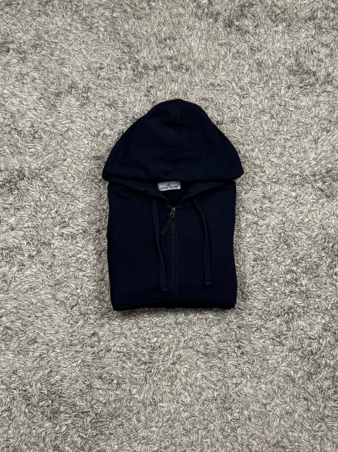 Stone Island Felpa con zip e cappuccio