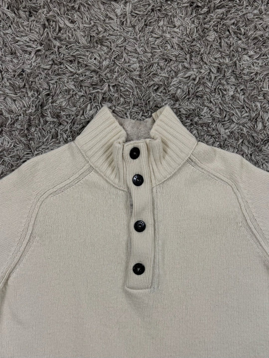 Stone Island maglione half zip in lana