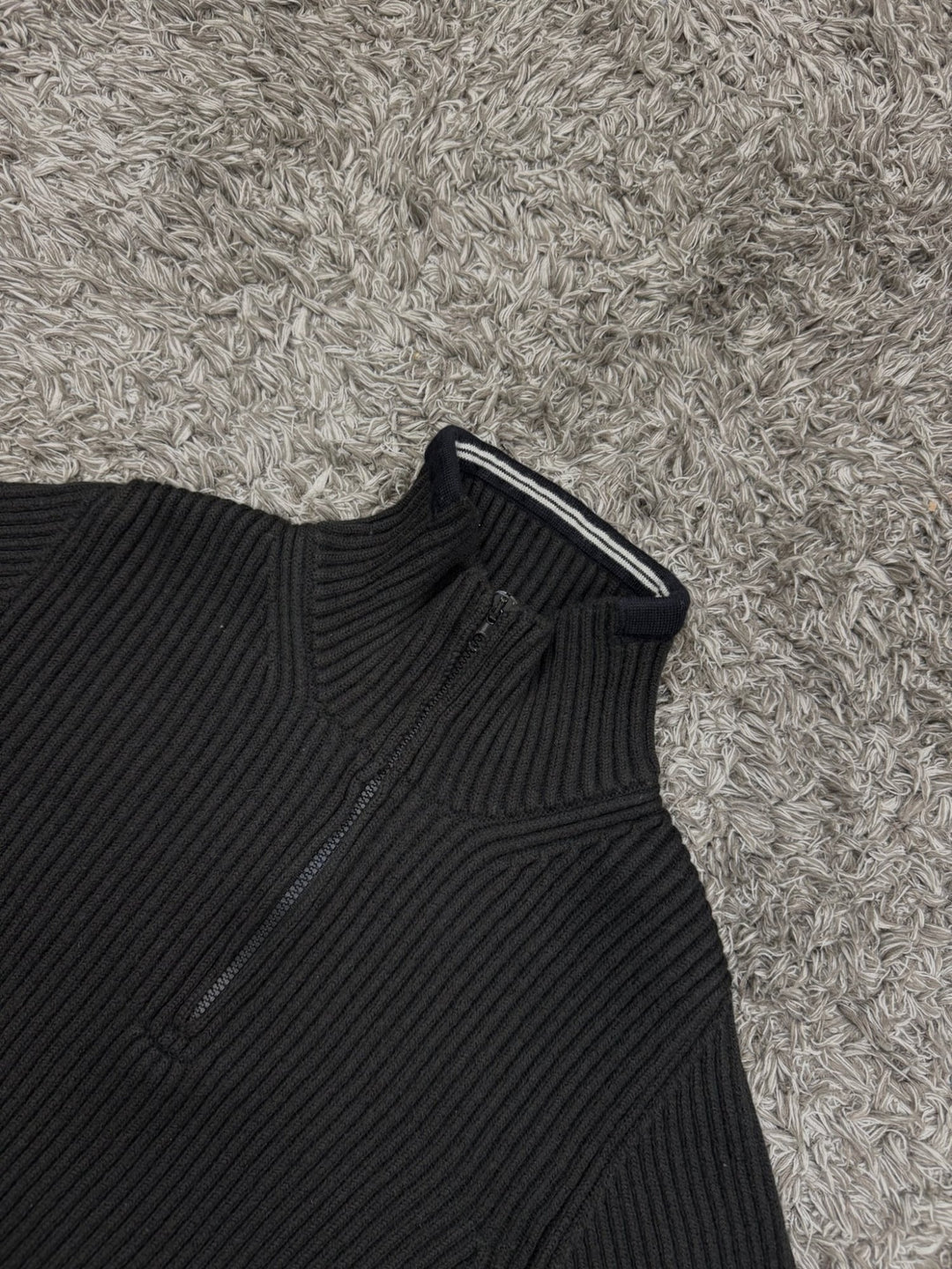 Stone Island maglione in cotone full zip