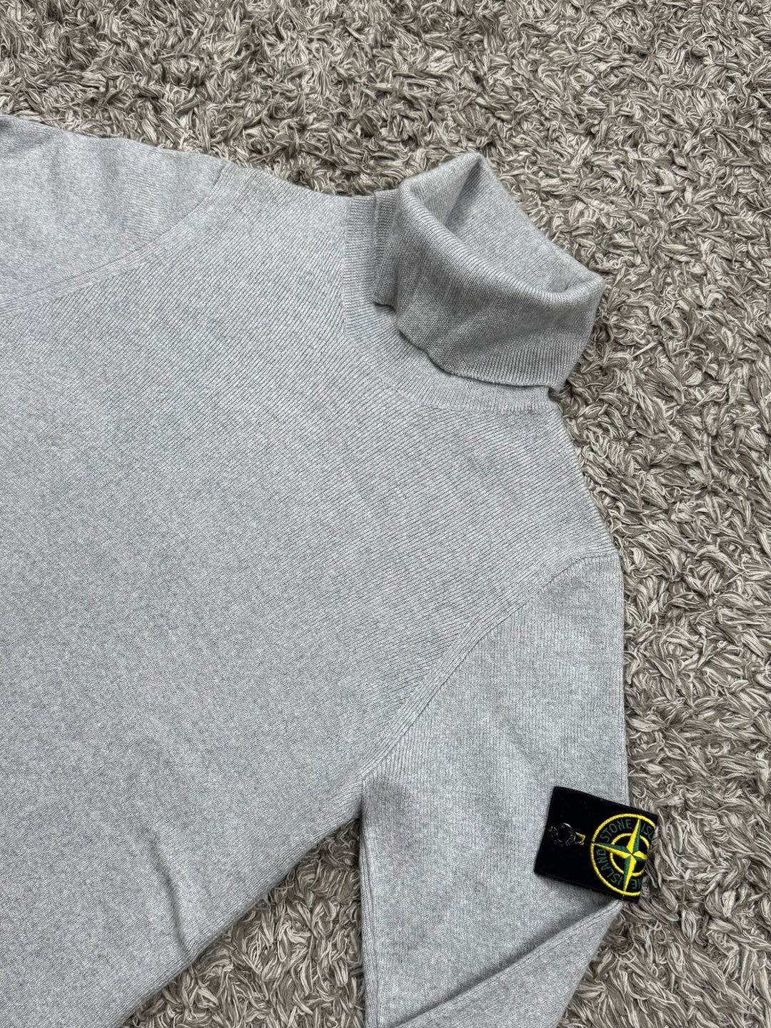 Stone Island maglione lana collo alto