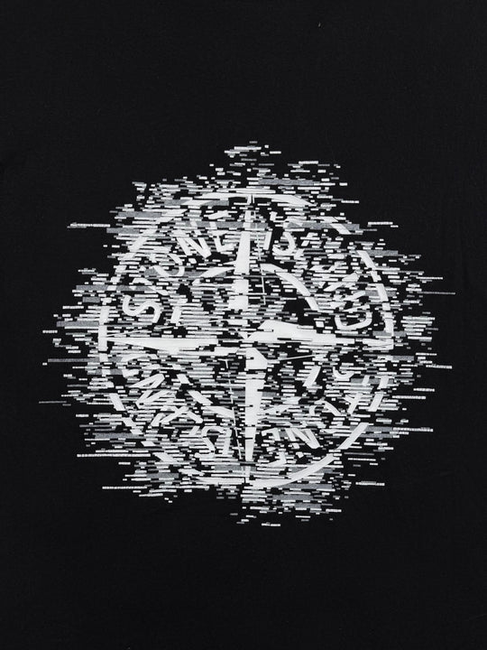 Stone Island T-shirt con stampa posteriore