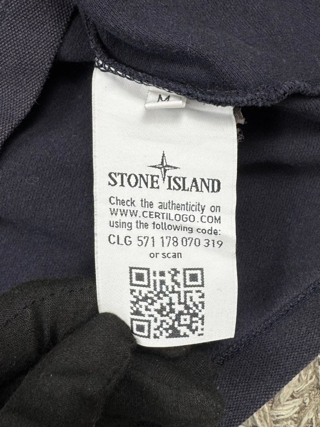 Stone Island Polo Dettagli Bianchi
