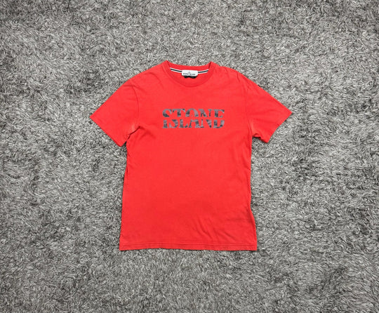 Stone Island t-shirt con scritta