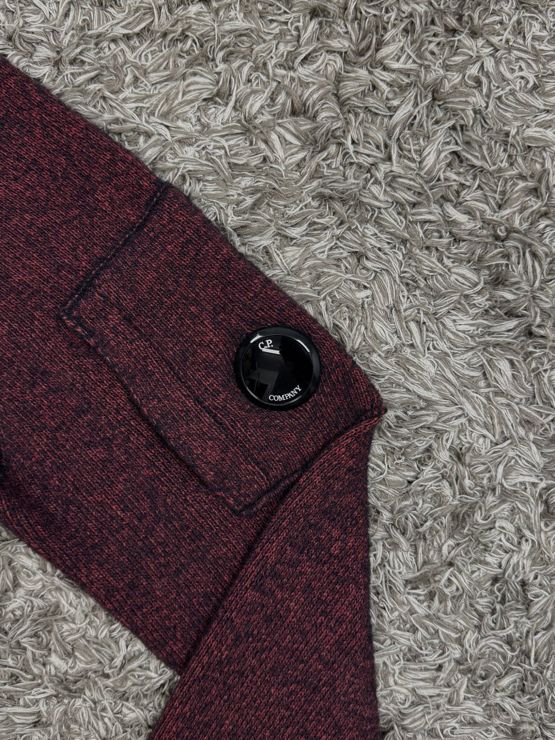 C.P. COMPANY maglione full zip in lana