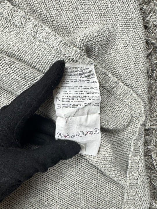 Stone Island maglione in cotone vintage collo a v