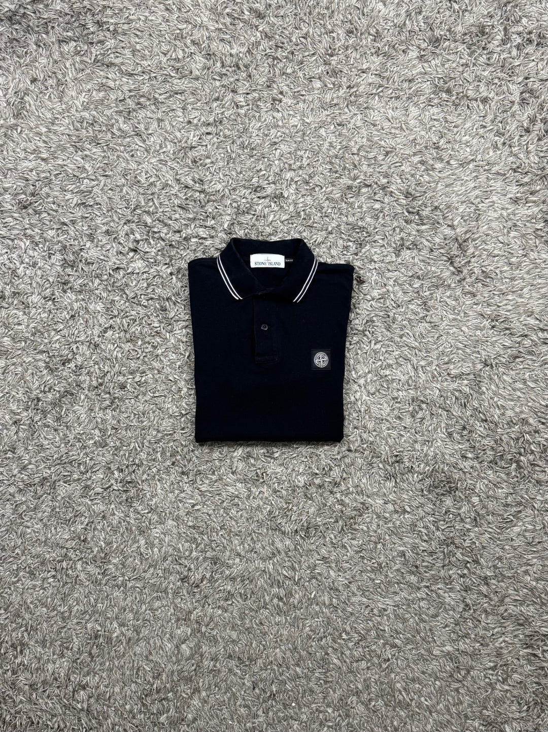 Stone Island polo dettagli bianchi