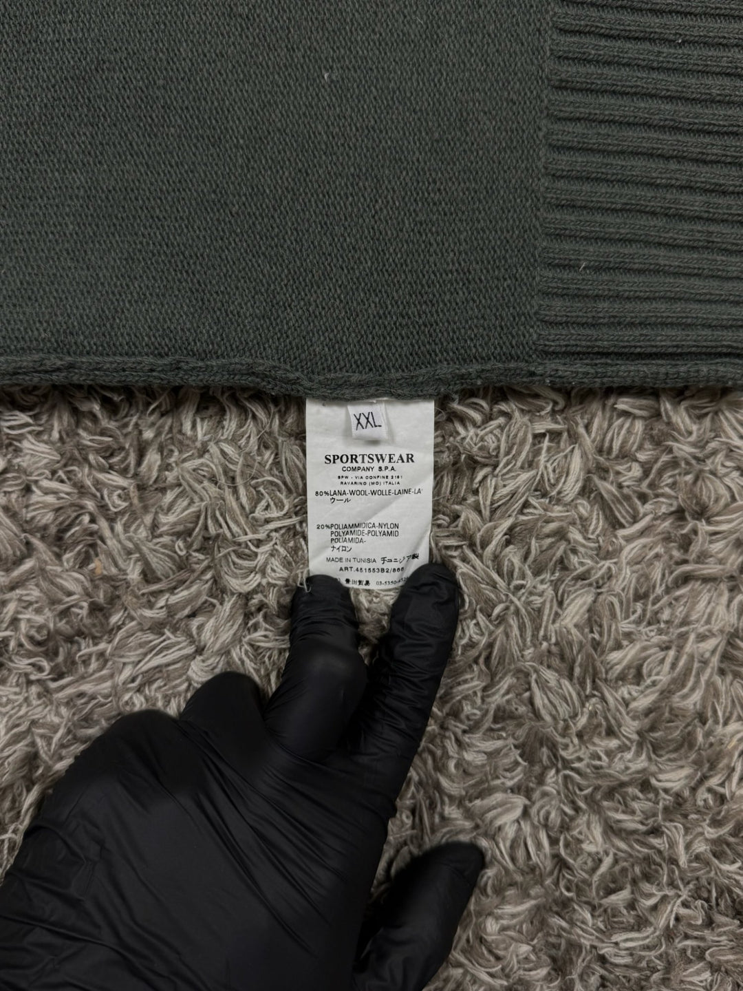 Stone Island maglione girocollo in lana
