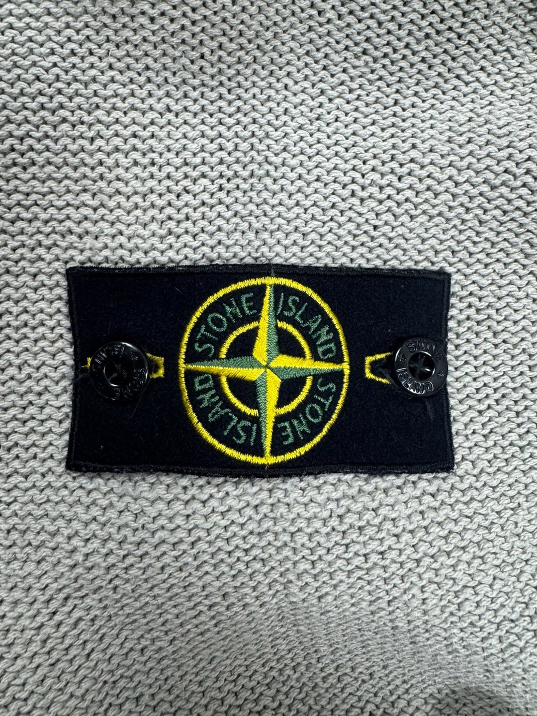 Stone Island maglione in cotone vintage collo a v