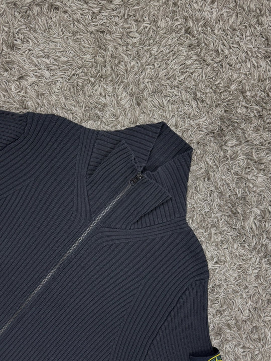 Stone Island maglione in cotone full zip