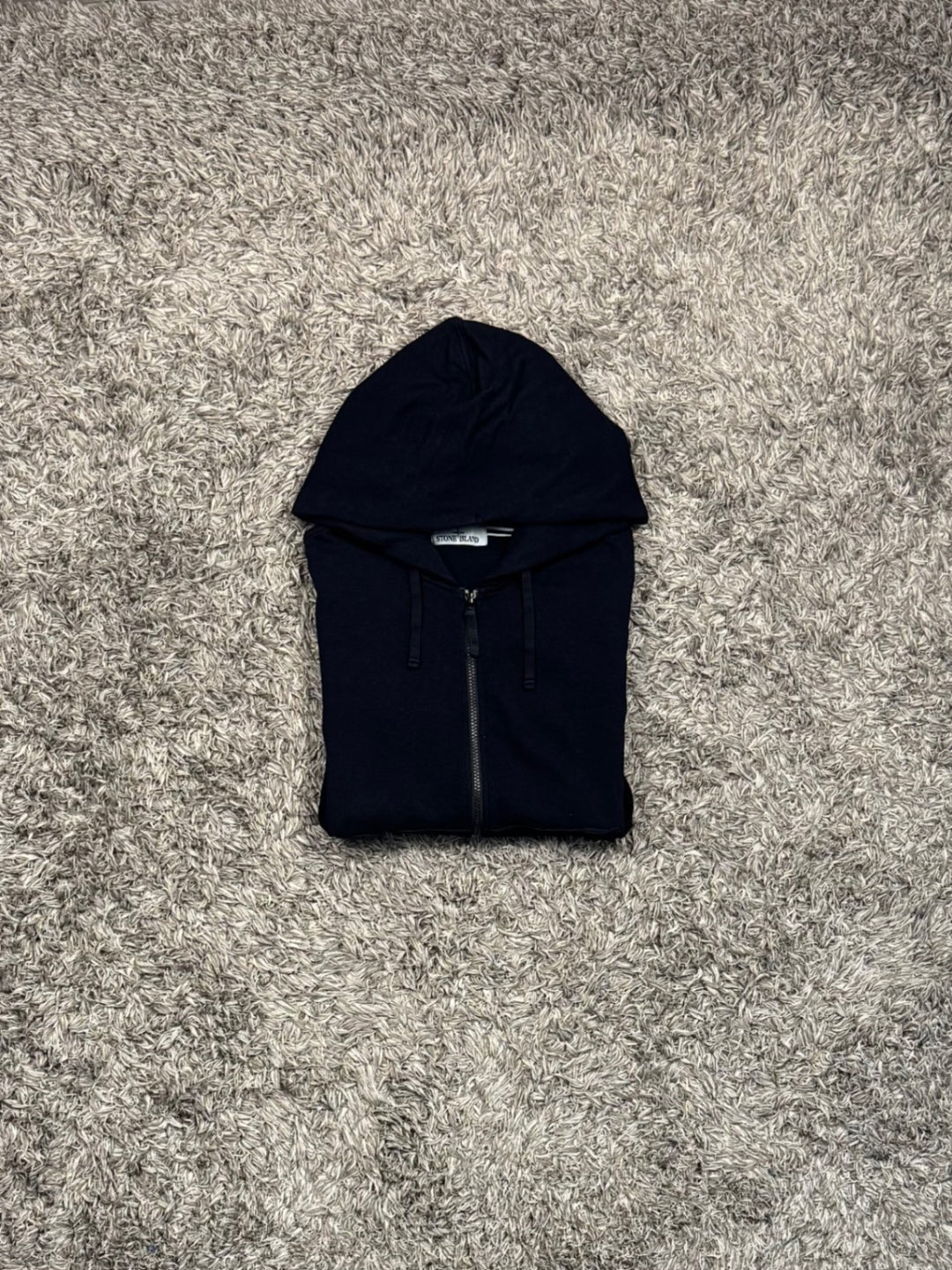 Stone Island Felpa Full Zip e Cappuccio