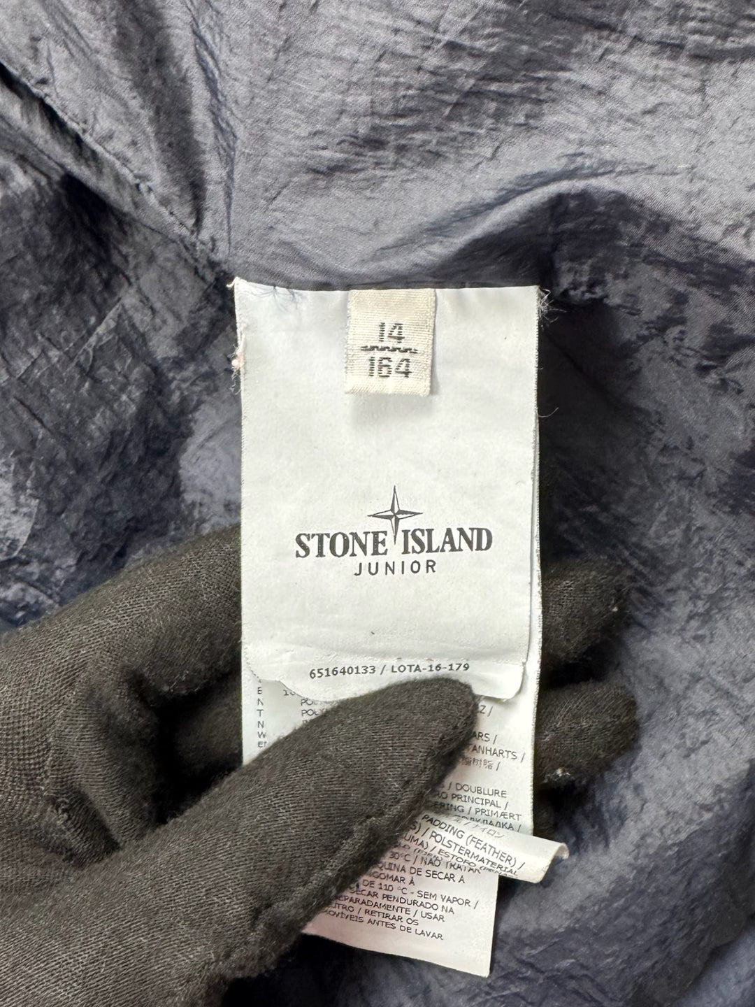 Stone Island piumino junior