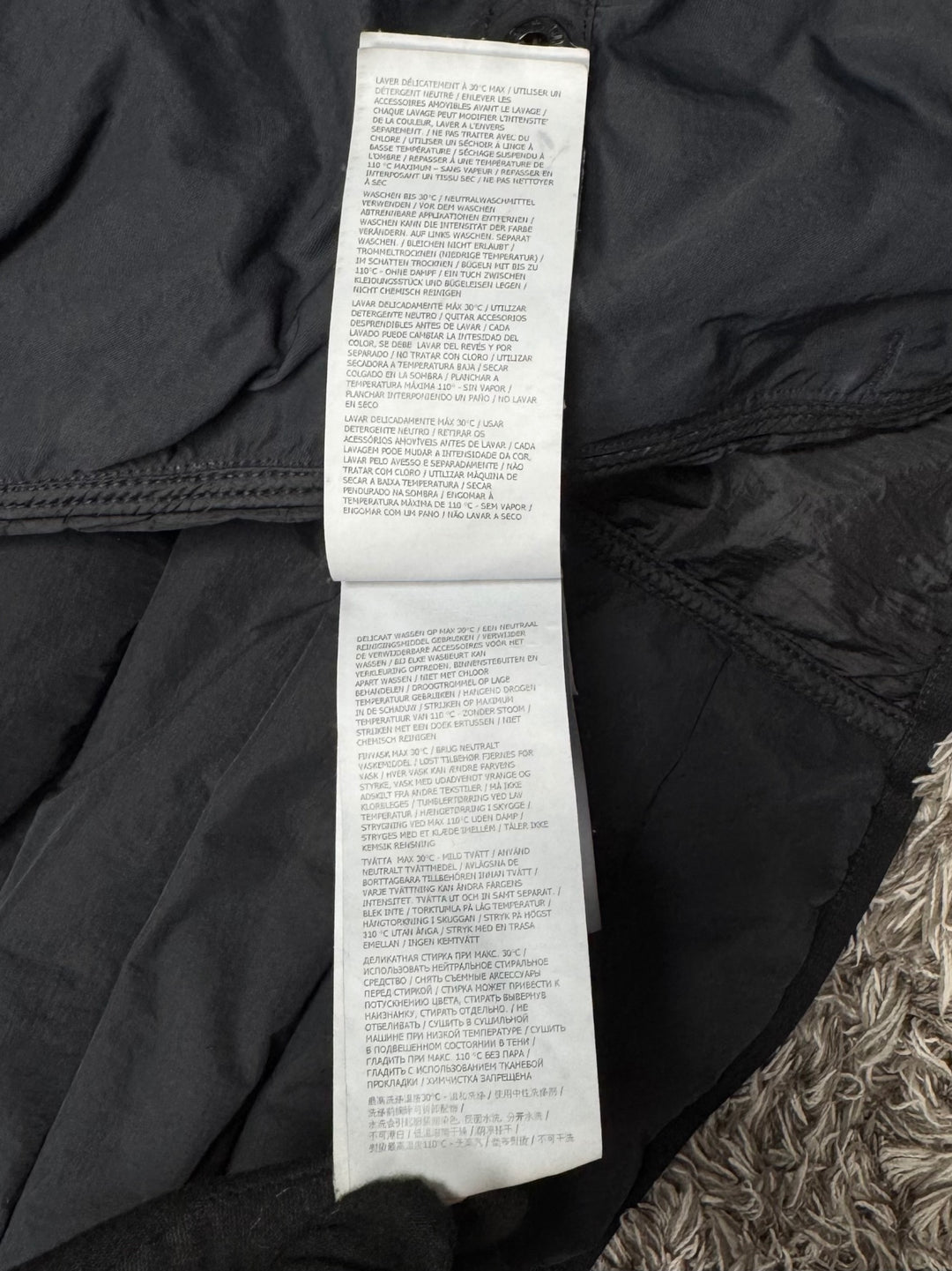 Stone Island Loom Woven Down Chambers Strecht Nylon-Tc