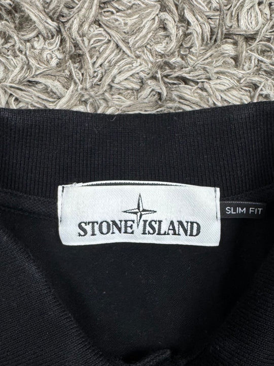 Stone Island polo dettagli bianchi