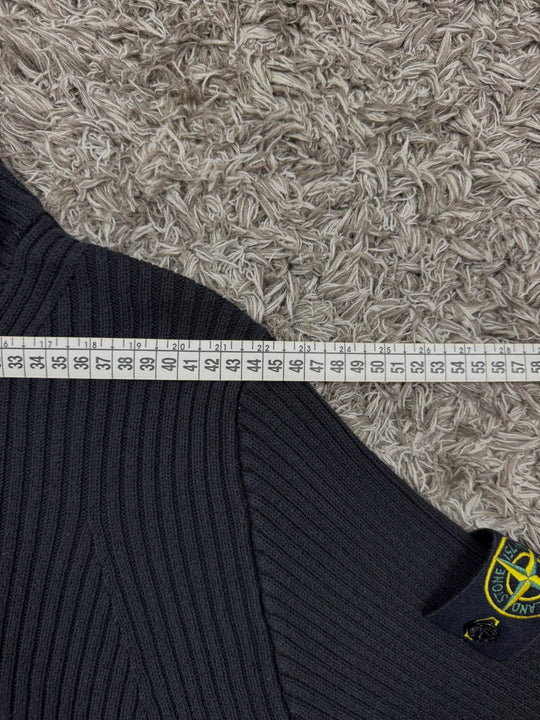 Stone Island maglione in cotone full zip