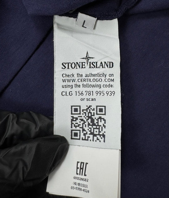 Stone Island T-shirt con stampa laterale