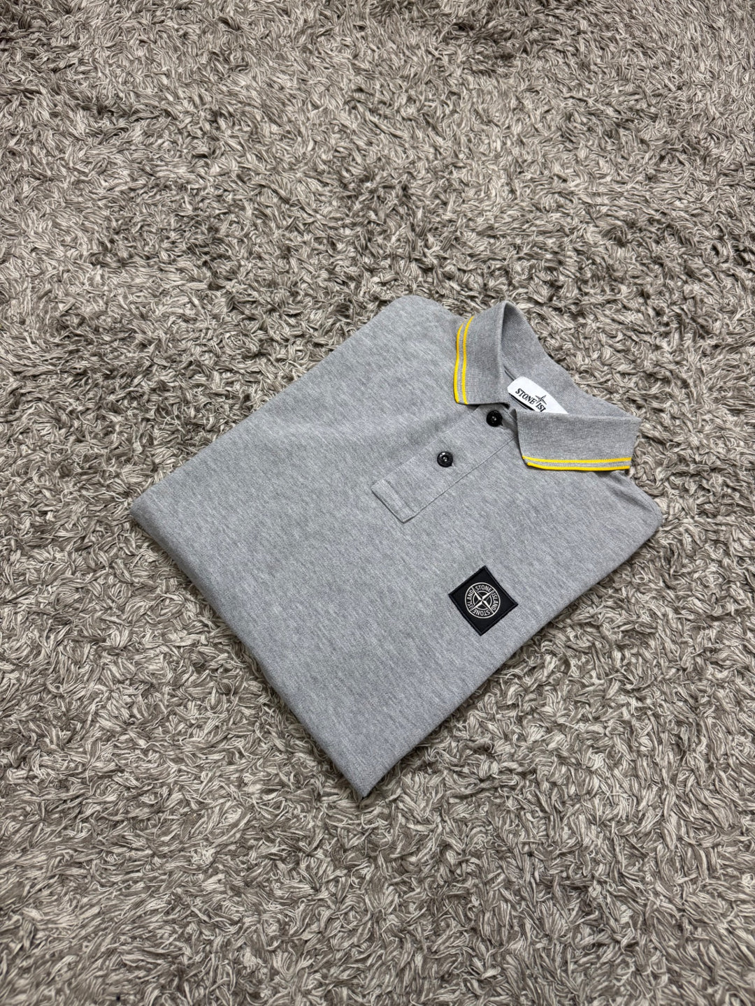 Stone Island Polo dettaglia gialli